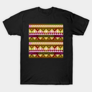 Gold Tribal Pattern T-Shirt